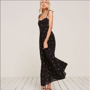 Reformation Sylvie Star Print Dress XS